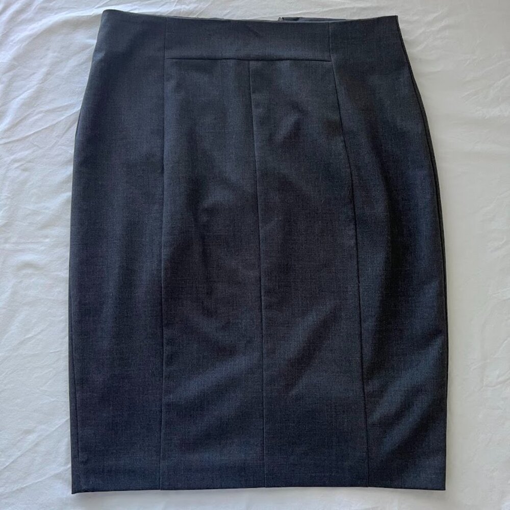 Worthington Pencil Skirt Women's Size 10 Gray Casual Business Zipper